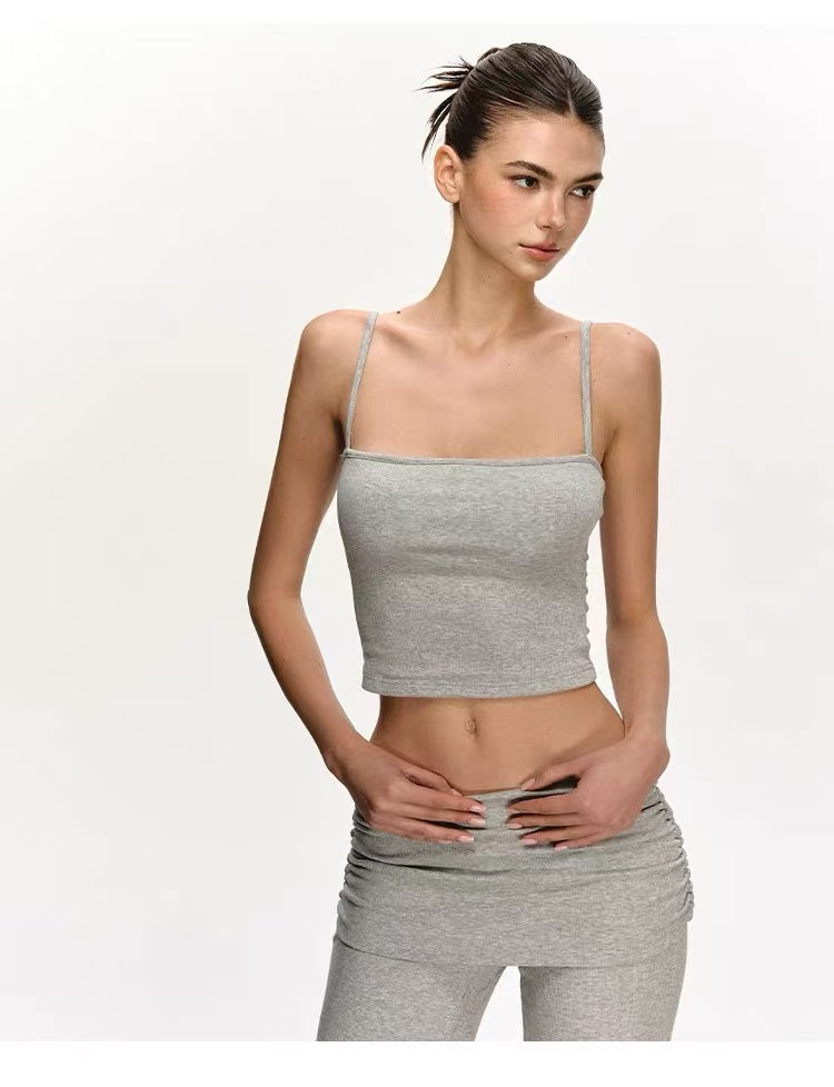 Women's Ribbed Three-Piece Lounge Set