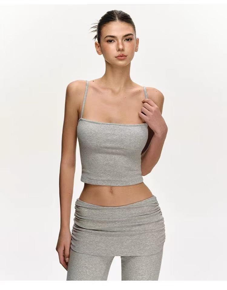 Women's Ribbed Three-Piece Lounge Set